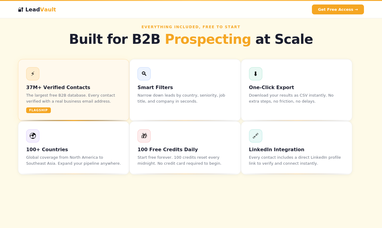 LeadVault  gallery image