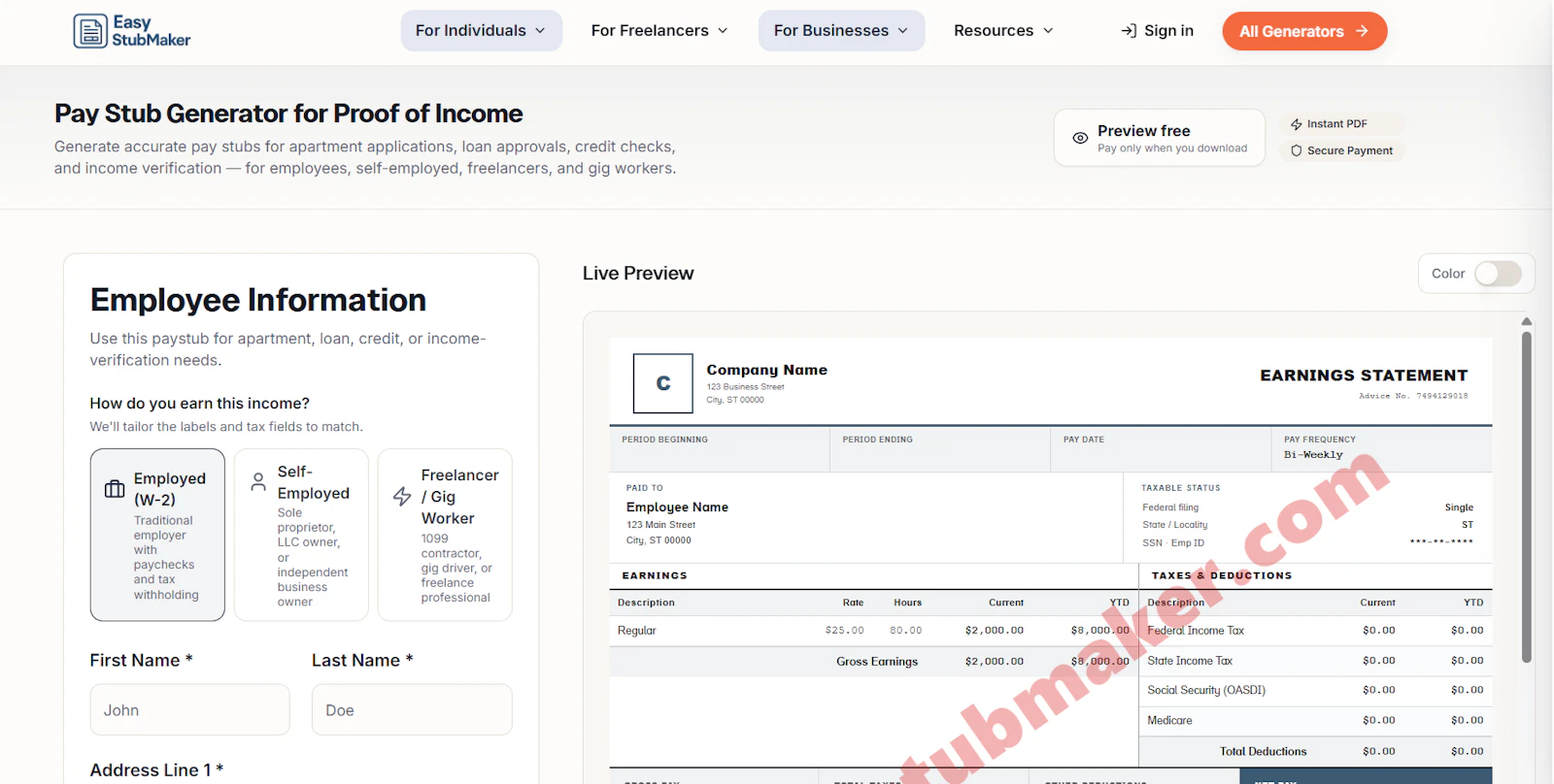 EasyStubMaker screenshot 3