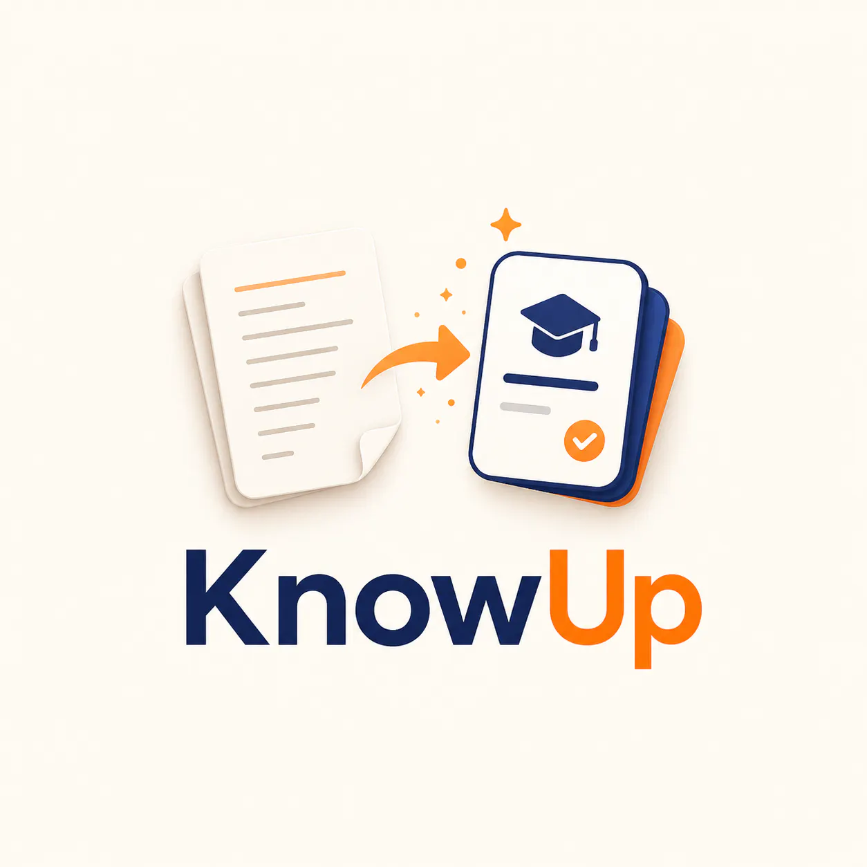 KnowUp - AI Flashcards & Study logo