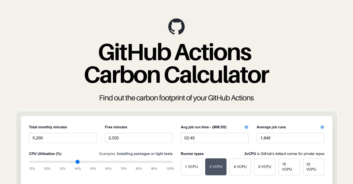 Github Eylemleri Karbon Hesap Makinesi - Github eylemleriniz karbon ayak izi nedir? medya 1
