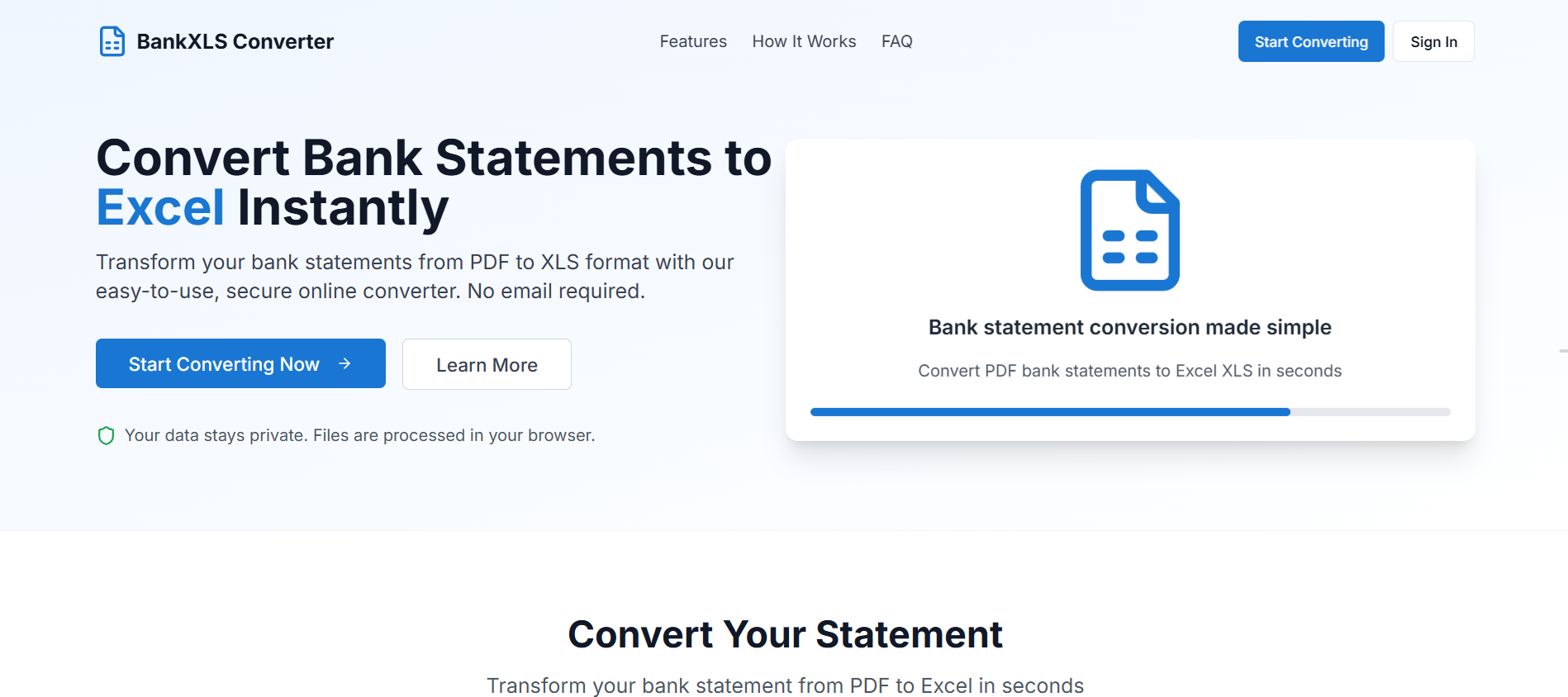 Banxfer PDF إلى محول XLS media 2