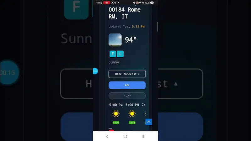 Global Weather Pro screenshot 1 (video preview)
