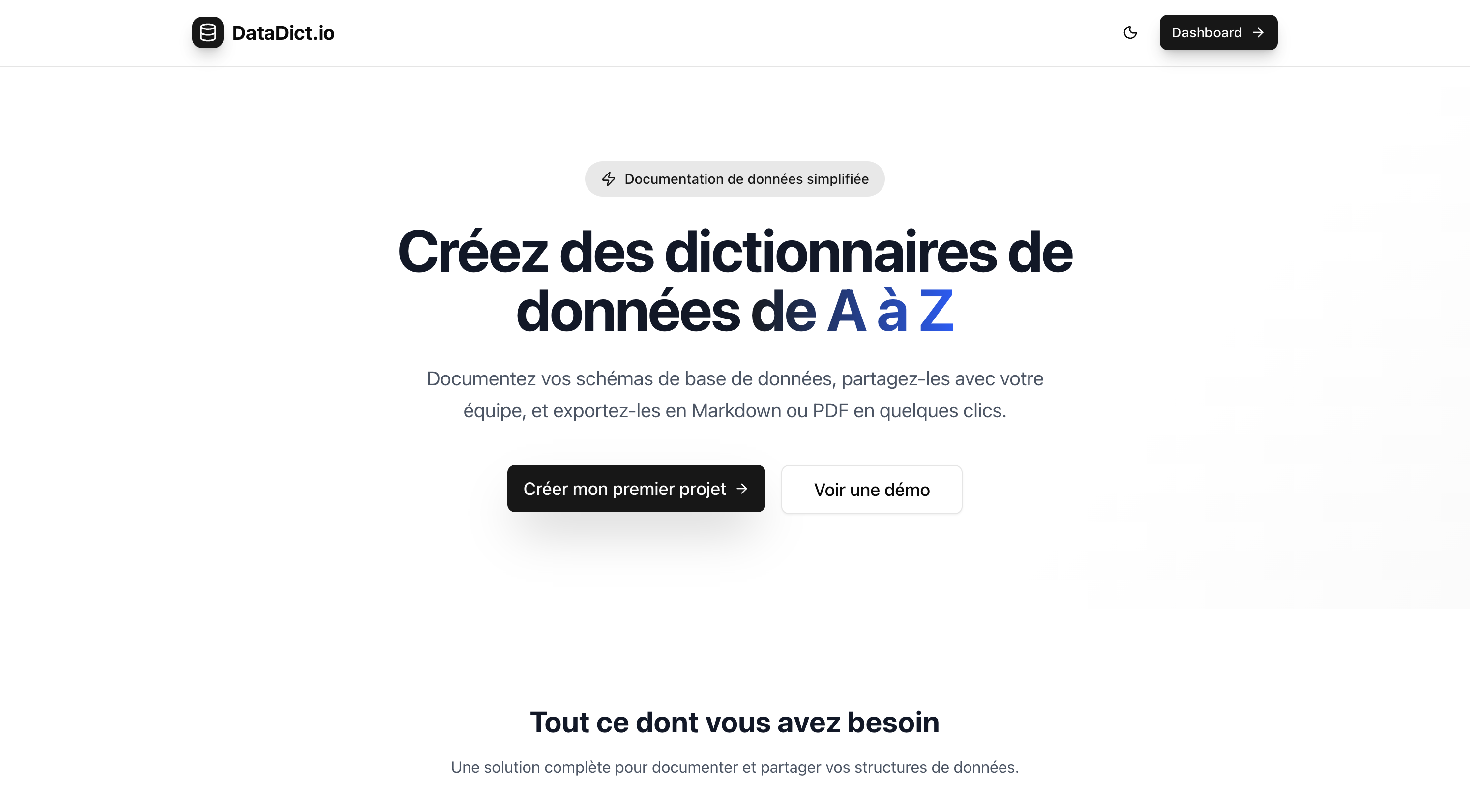 DataDict.io gallery image