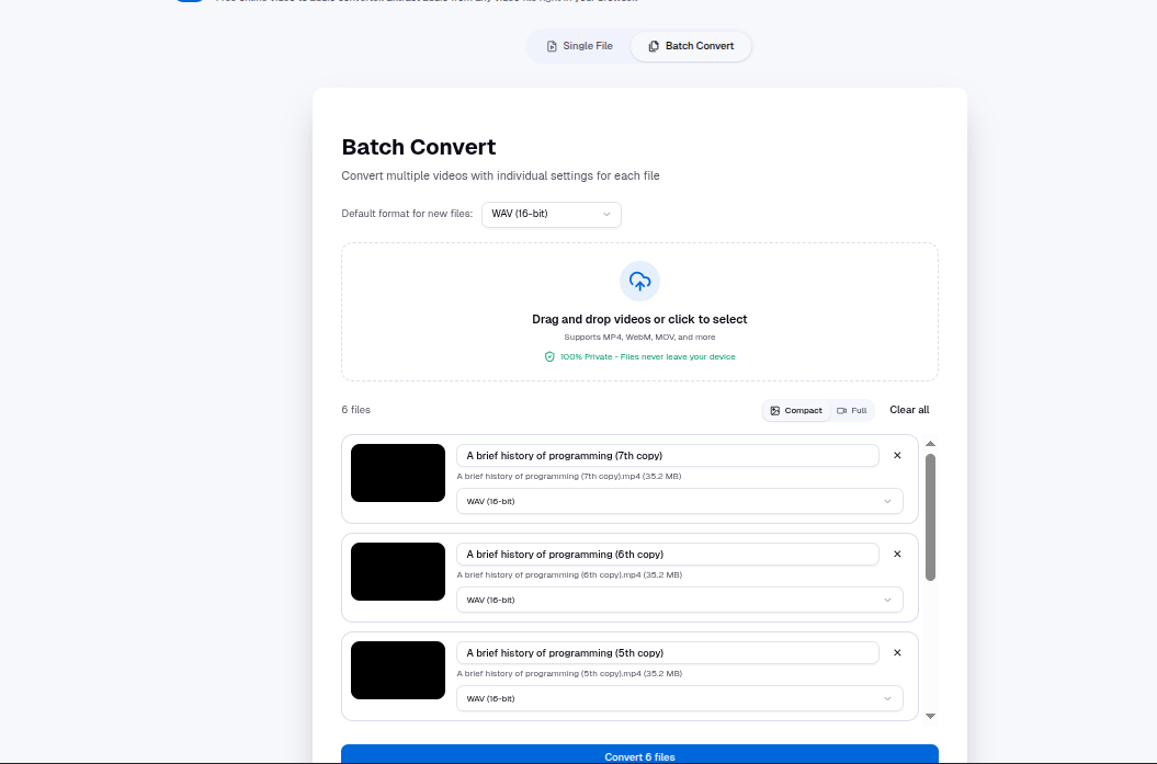 VideoToAudio gallery image