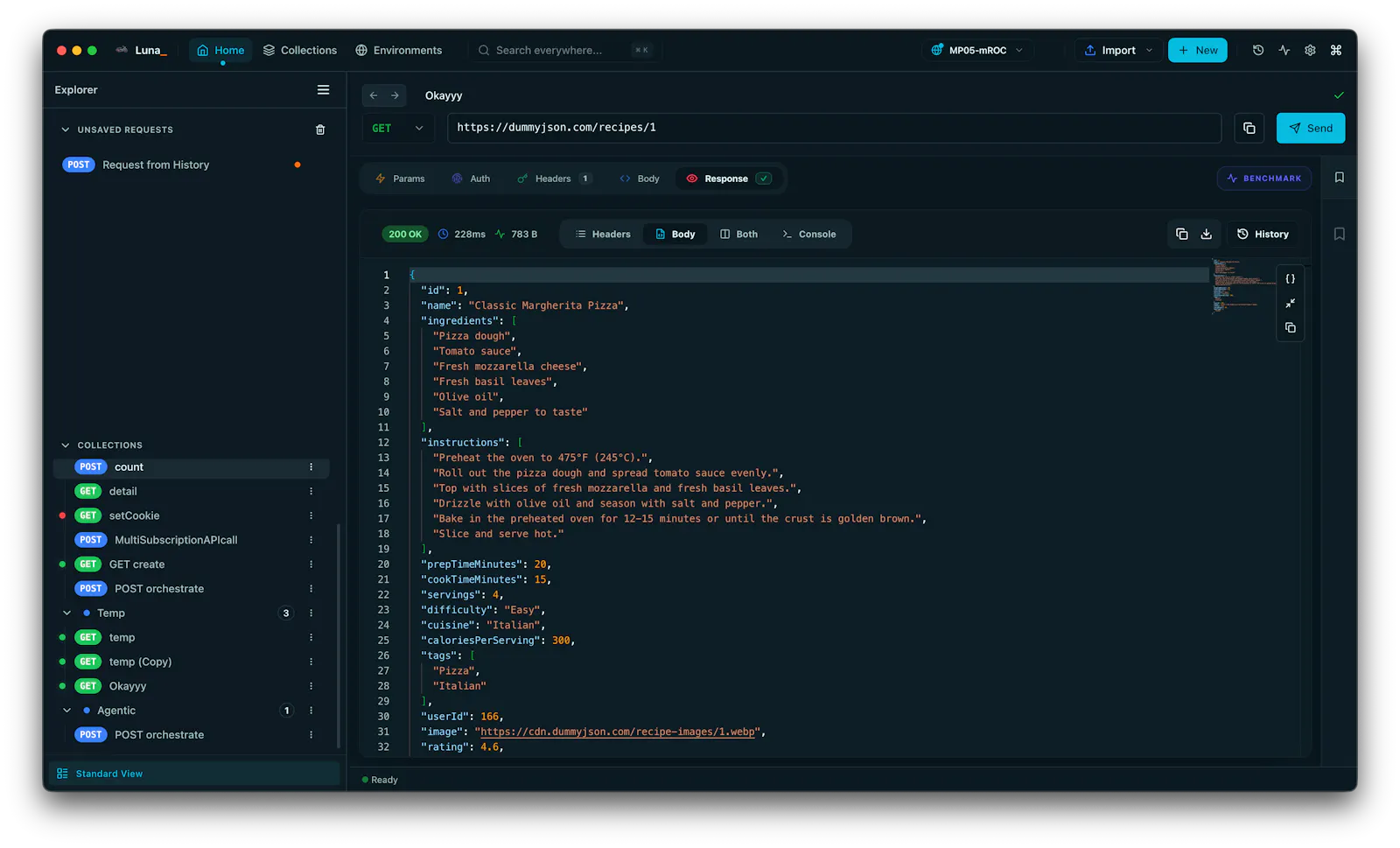 Luna screenshot 2