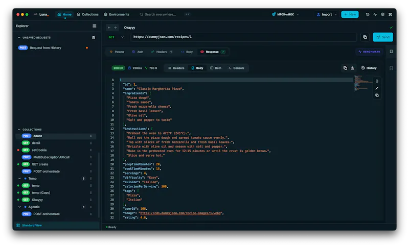 Luna screenshot 2