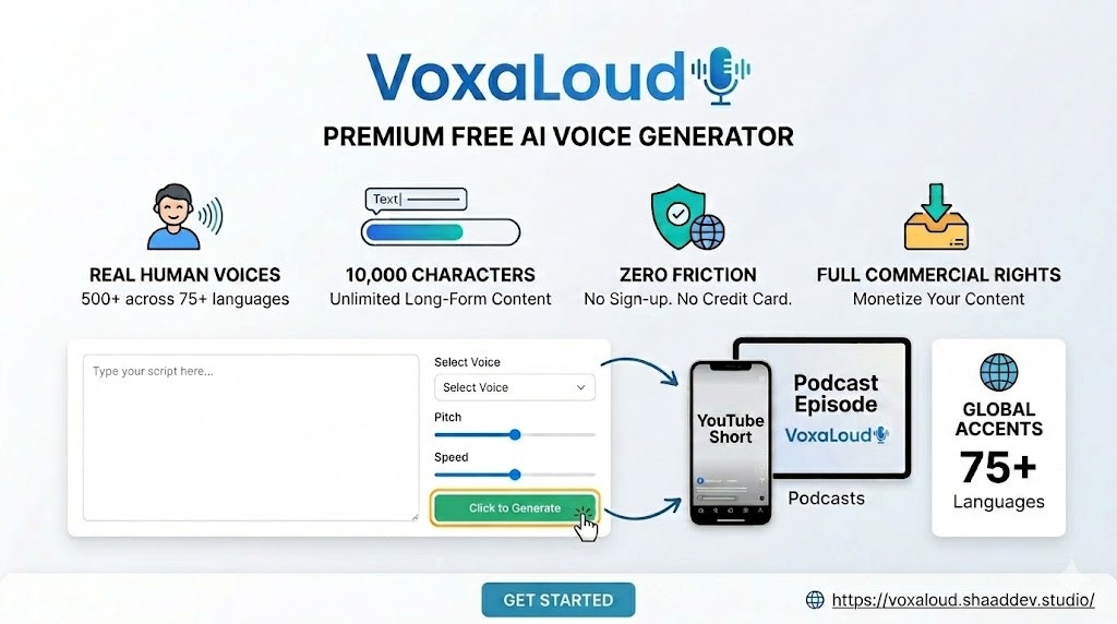 VoxaLoud gallery image