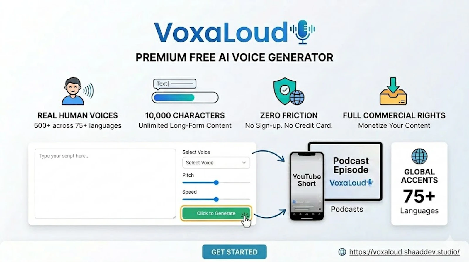 VoxaLoud screenshot 2