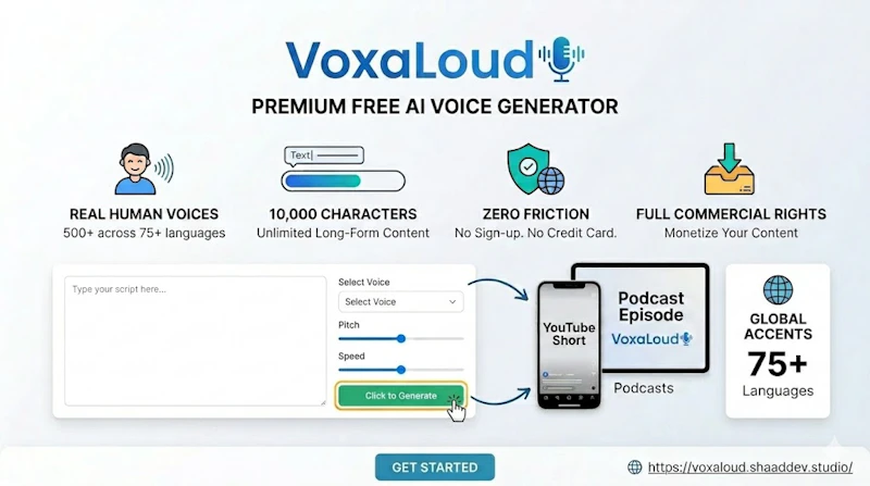VoxaLoud screenshot 2