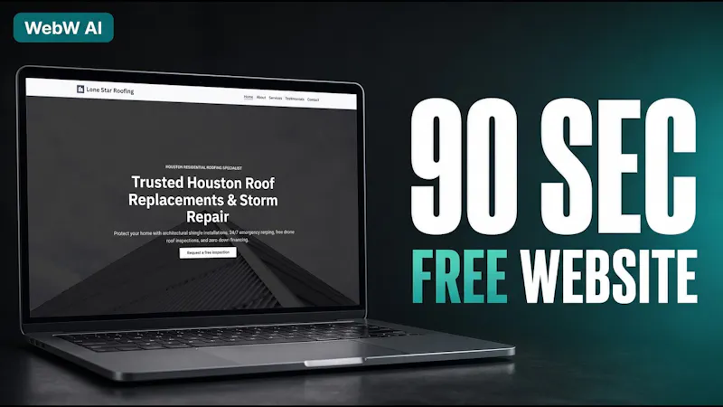 WebW.AI screenshot 1 (video preview)