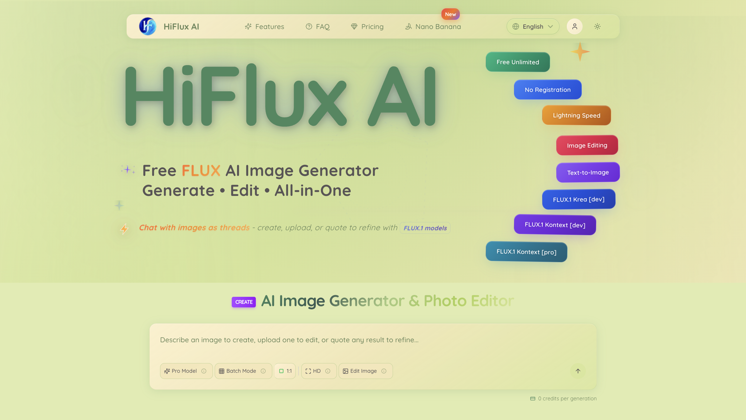 Hiflux ai - Crea immagini chiacchierando, non strumenti media 7