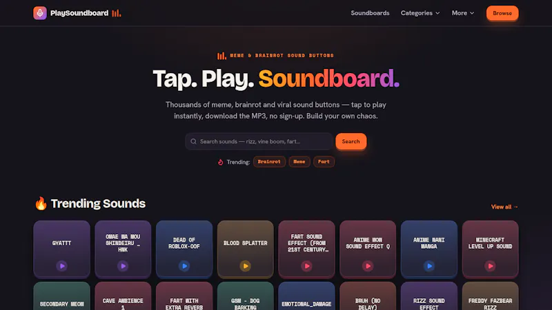 PlaySoundboard screenshot 1