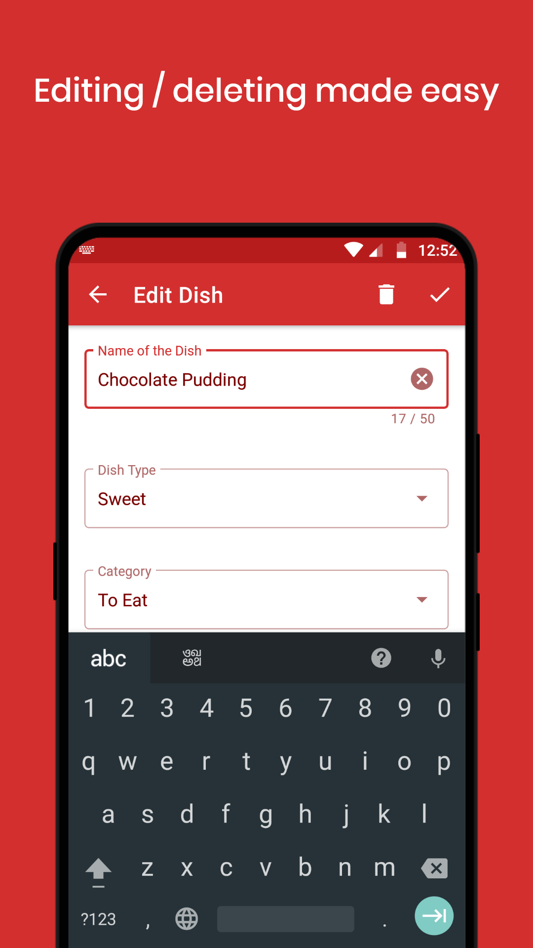 Dish Wish: Wish List App for Food gallery image
