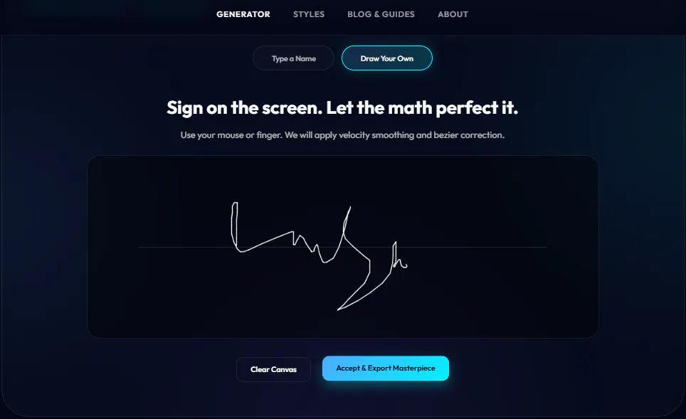 SigVela - Signature Generator gallery image