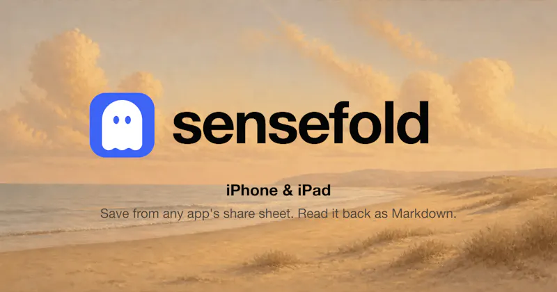 Sensefold screenshot 2