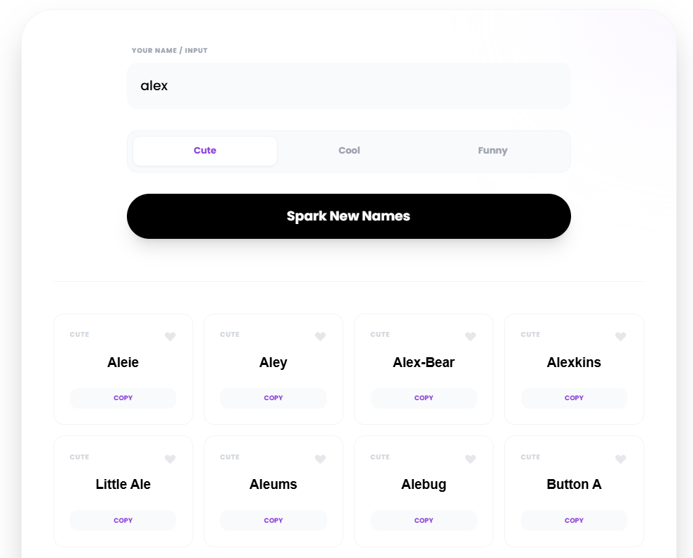 Nickname Finder gallery image