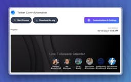 XCoverFlow - Twtter Live Cover Followers media 1