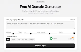 Free AI Domain Generator gallery image