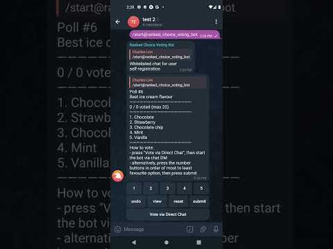 RCV Tele Bot gallery image