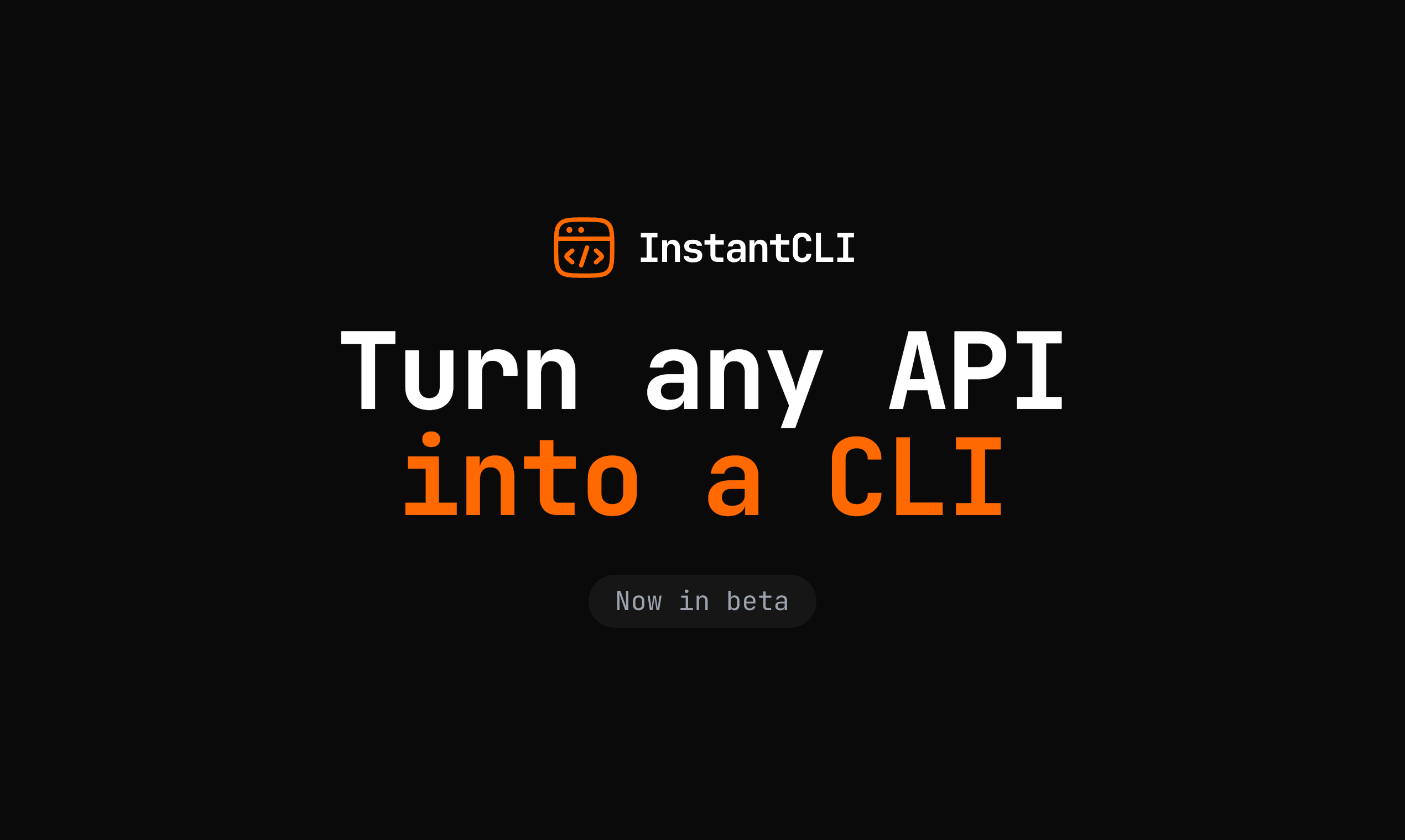 InstantCLI - Main product screenshot demonstrating key features and user interface