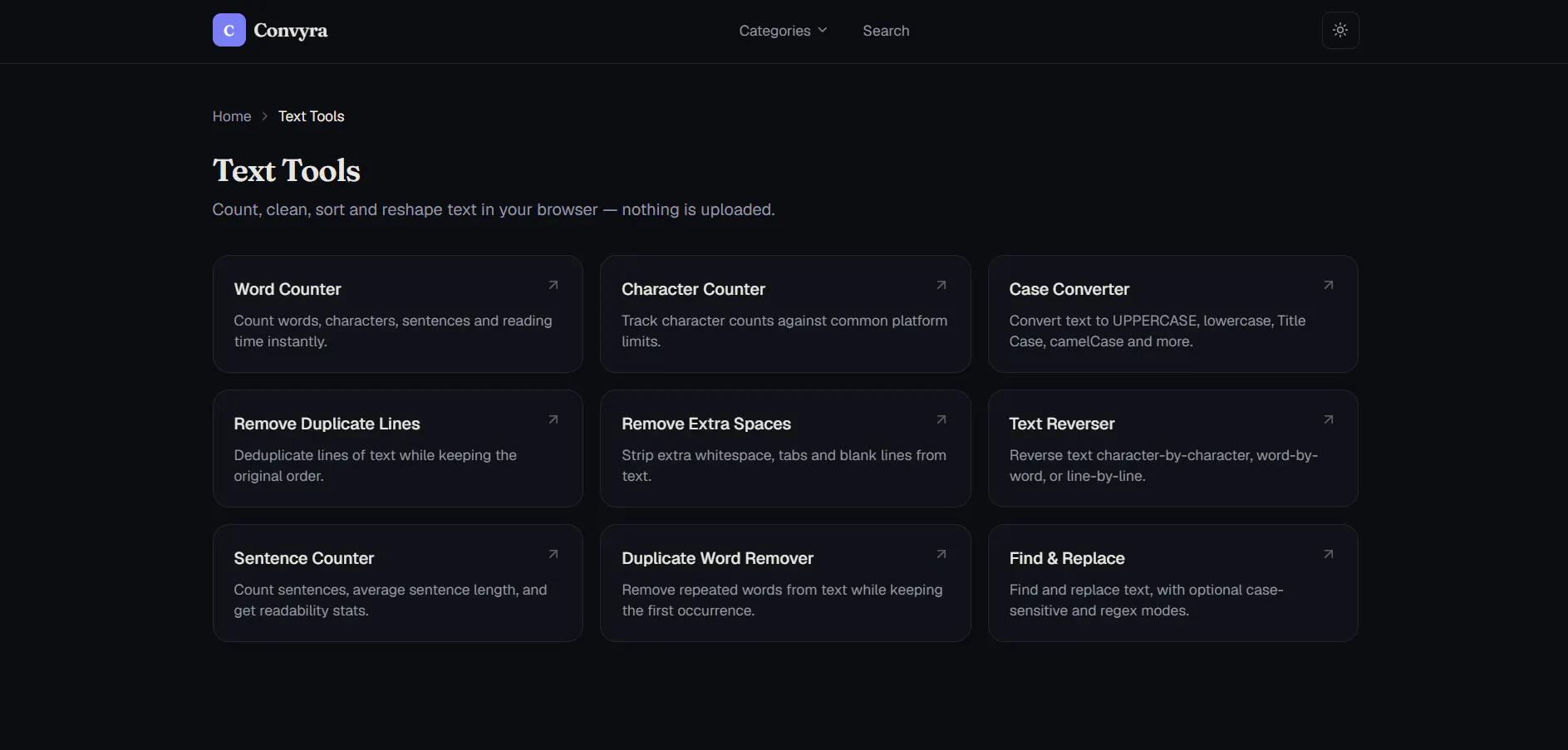 Convyra Tools screenshot
