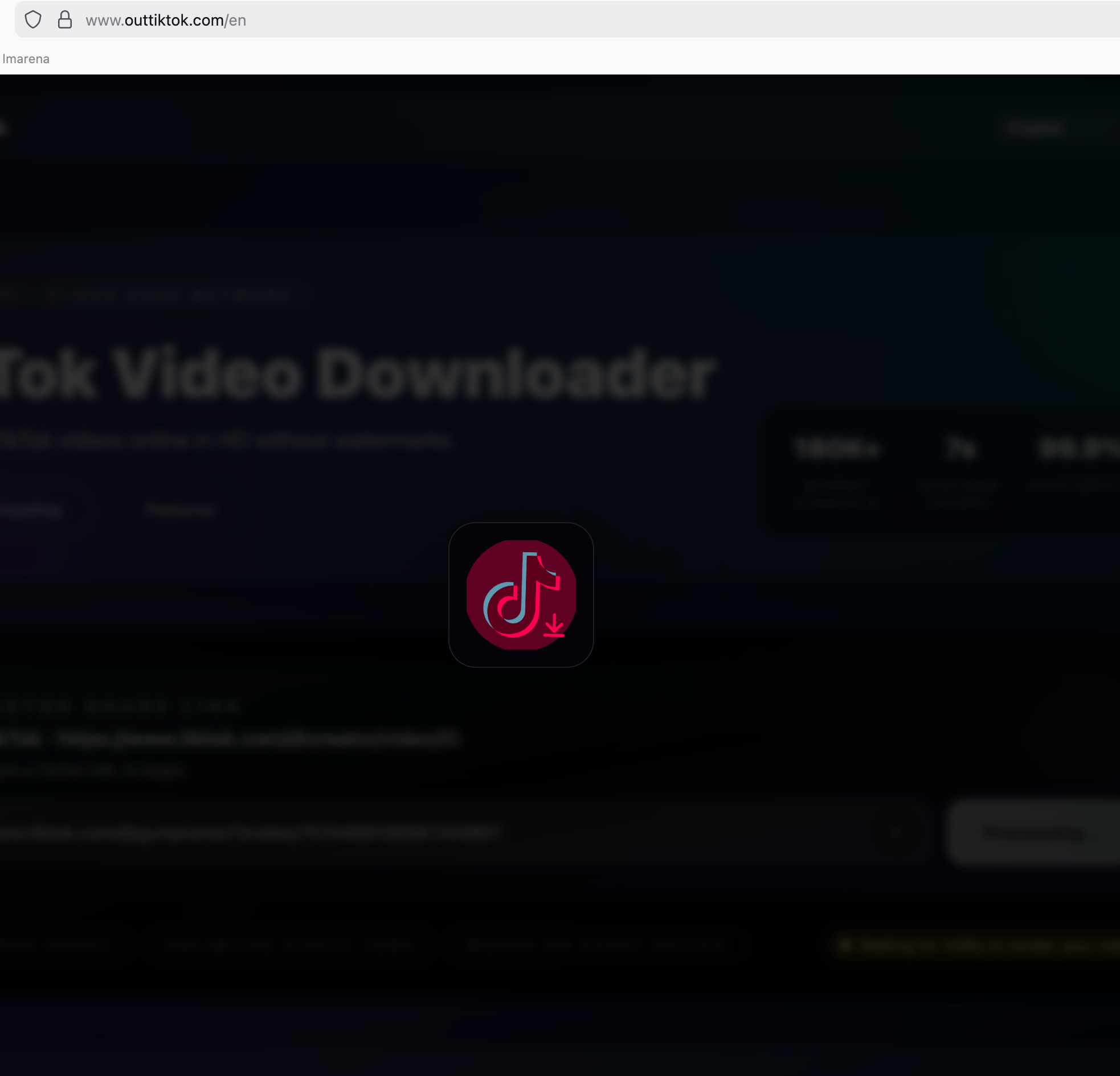 Tiktok videos downloader - Screenshot 3 showing product features and functionality