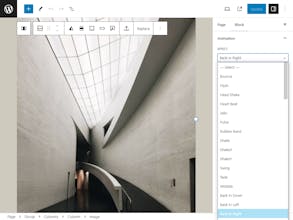 Block Editor Animations gallery image