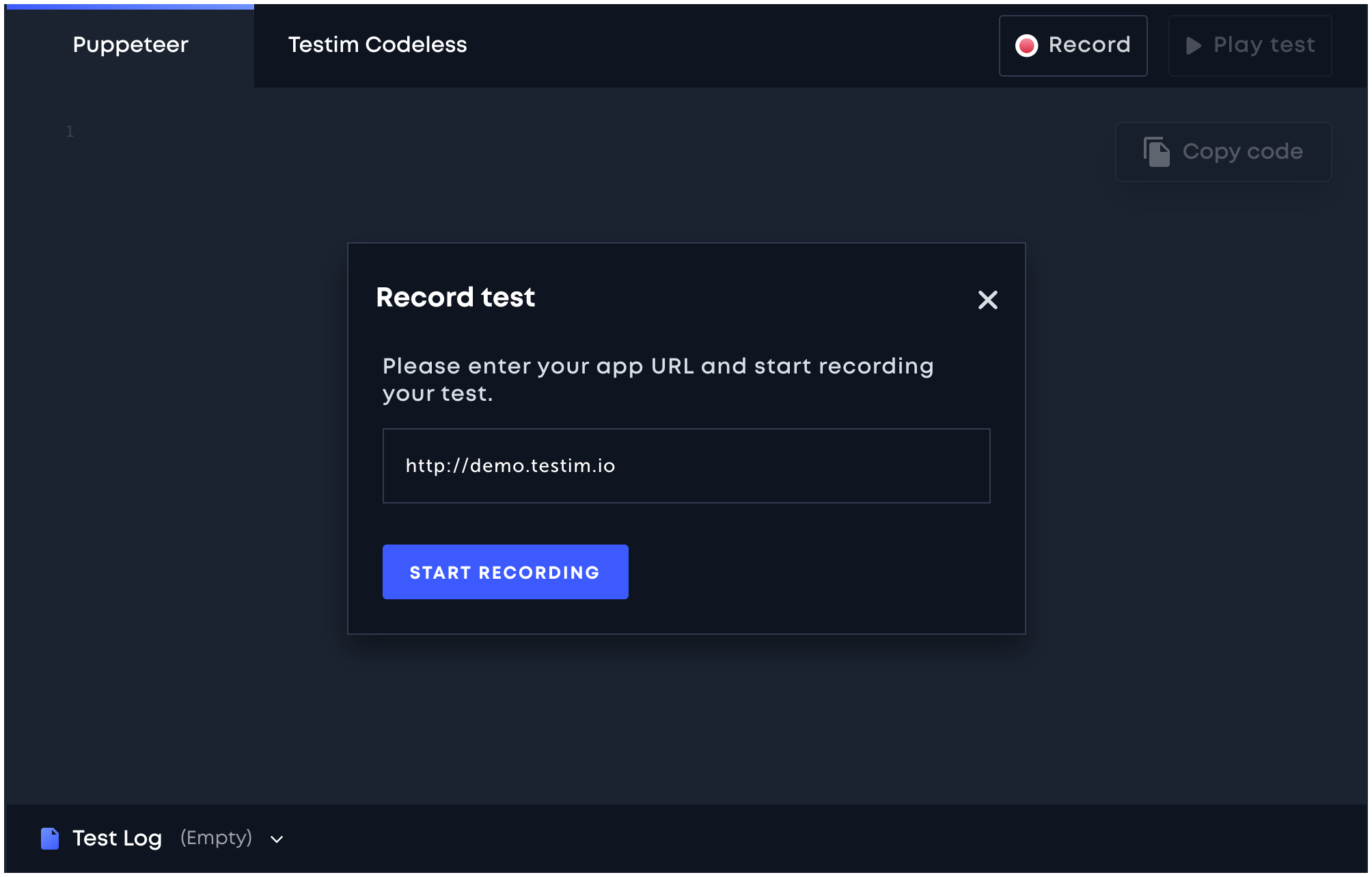 Testim.io gallery image