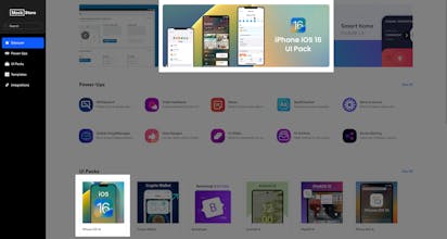 Free iOS 16 UI Pack for MockFlow gallery image