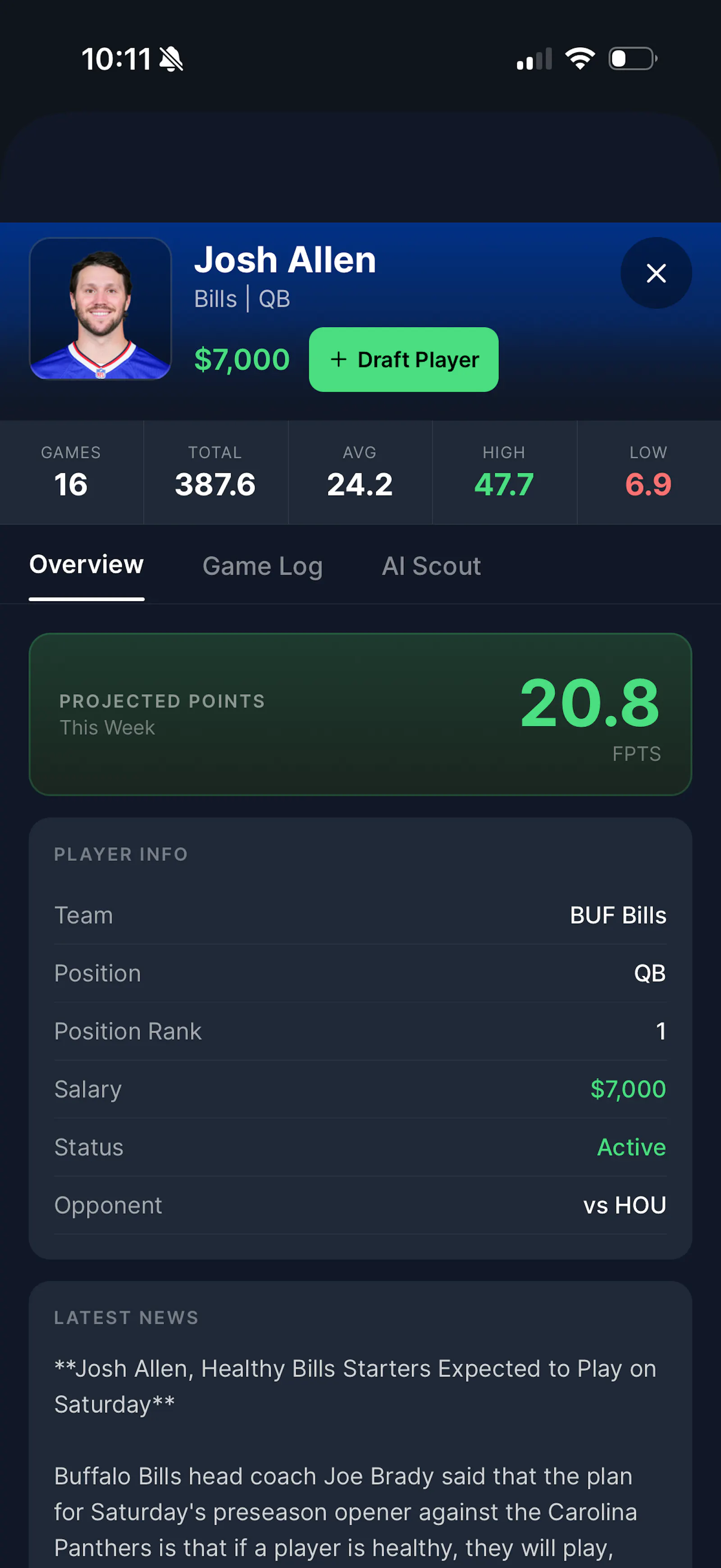 ArchRivals Fantasy Football App screenshot 6