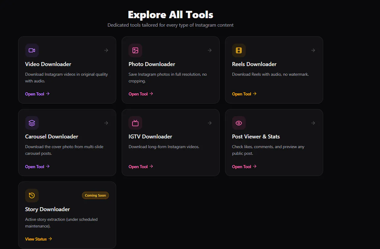 Instagram Downloader & Post Stats Viewer gallery image