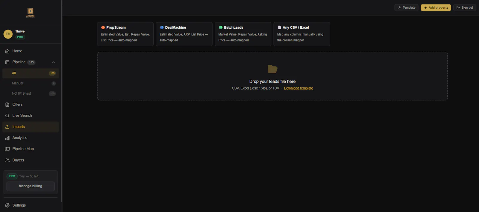 Artemis Wholesale screenshot 4