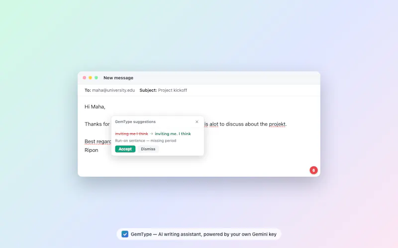 GemType screenshot 3