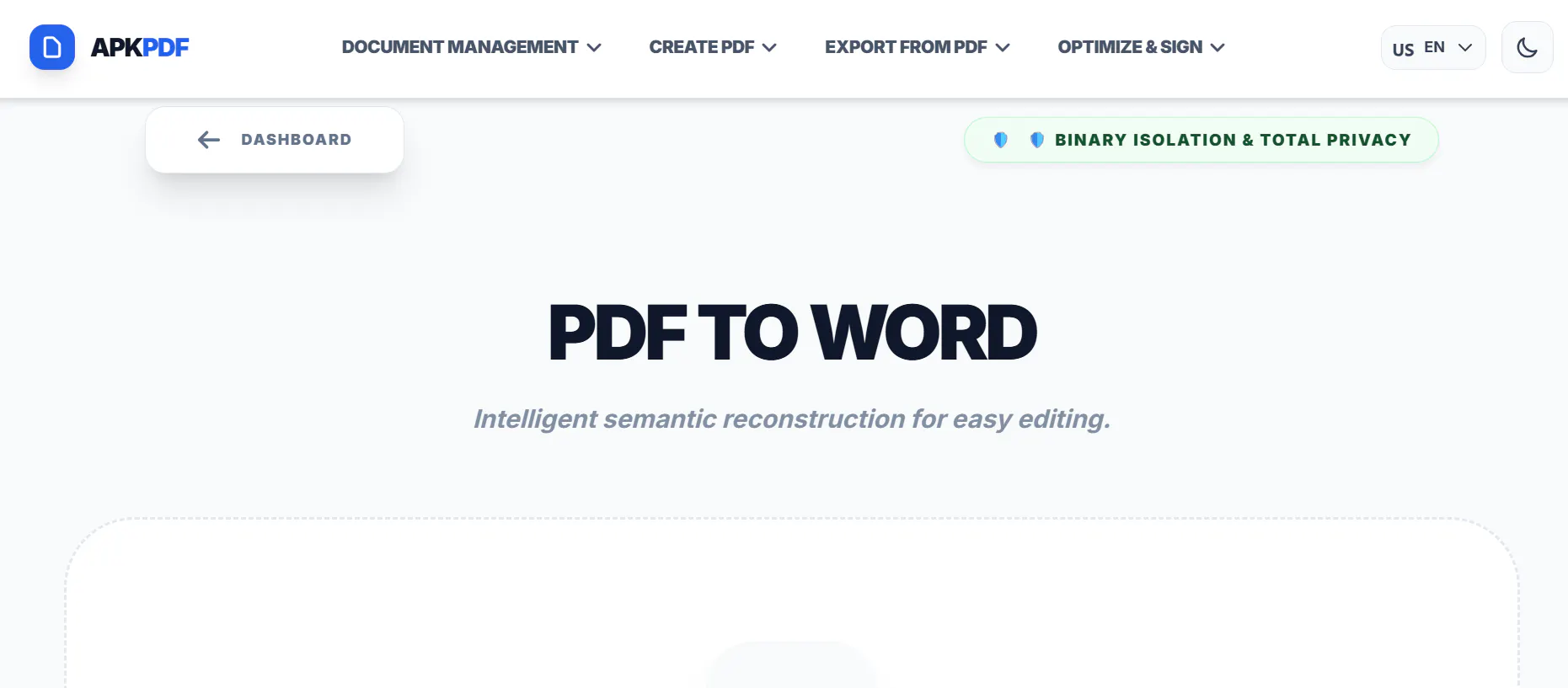 APKpdf — Private PDF Tools Online screenshot