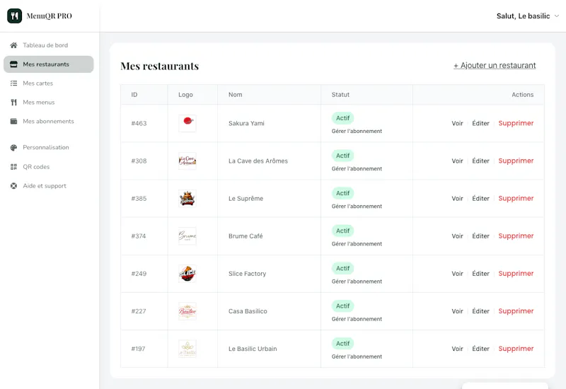 MenuQR PRO screenshot 3