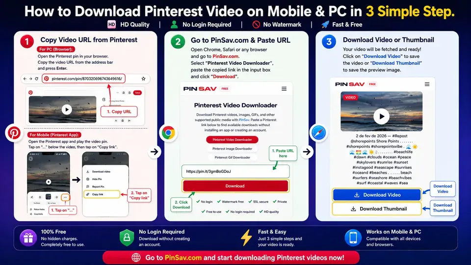 PinSav screenshot