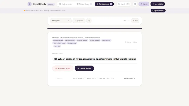 RecallRush screenshot 4