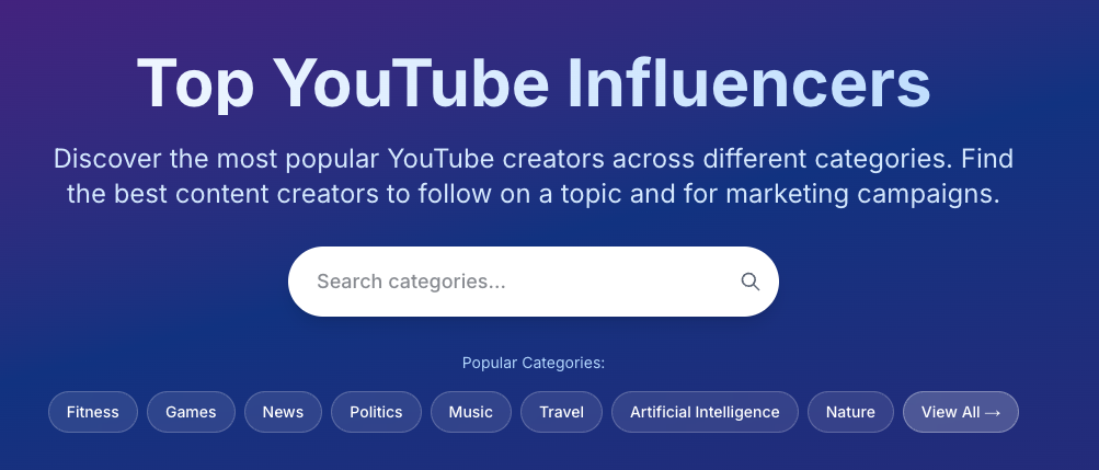 YTube Influencers gallery image