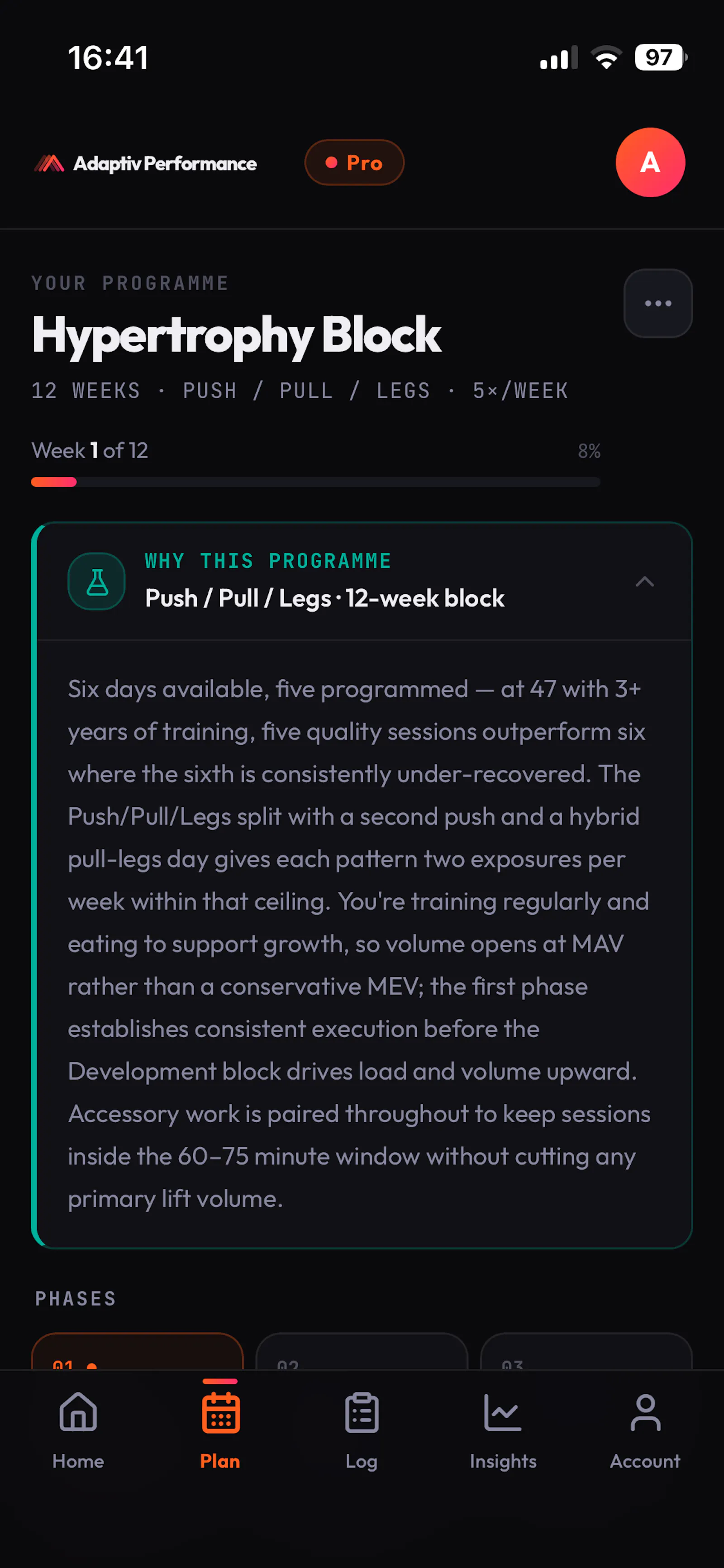 Adaptiv Performance screenshot 2