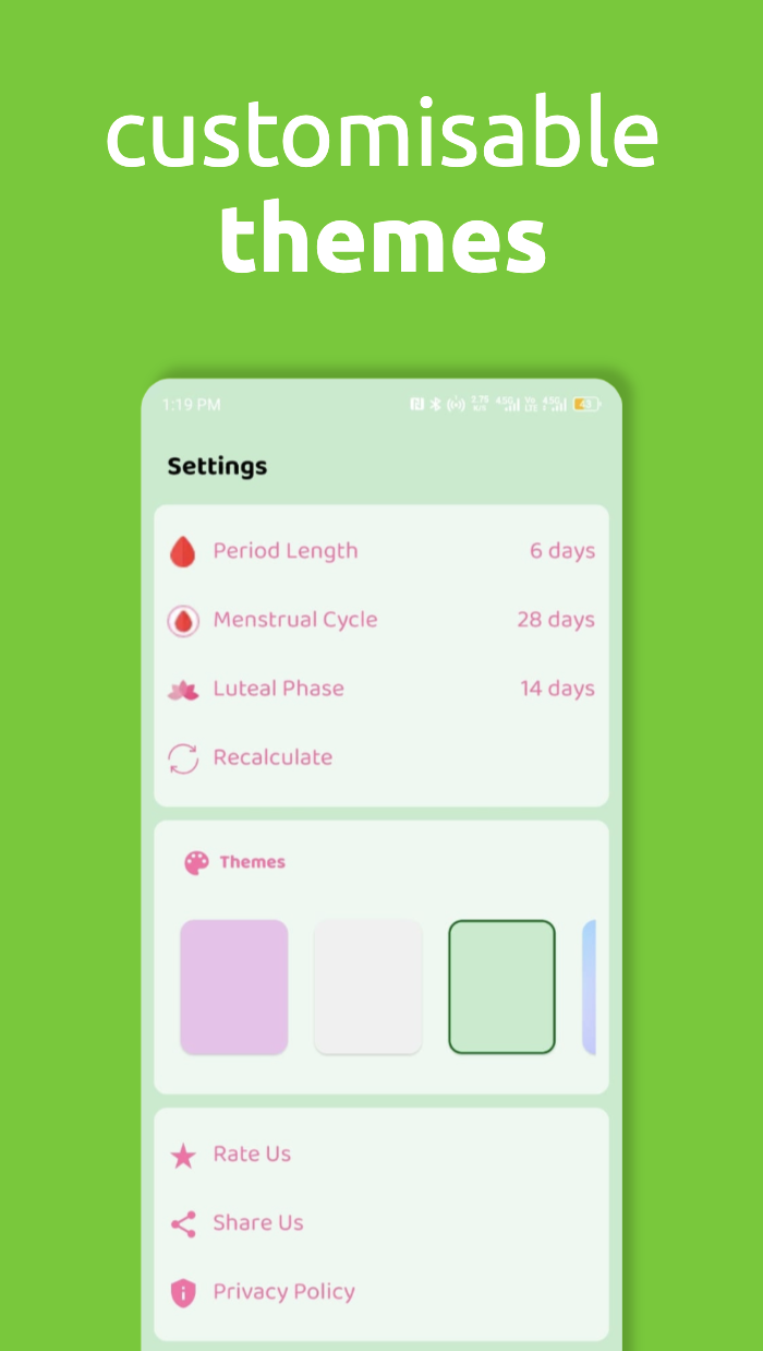 Period Tracker gallery image