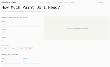 RoomPaintCalc gallery image