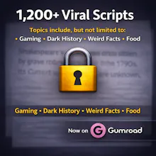 Short-form Script Packs gallery image