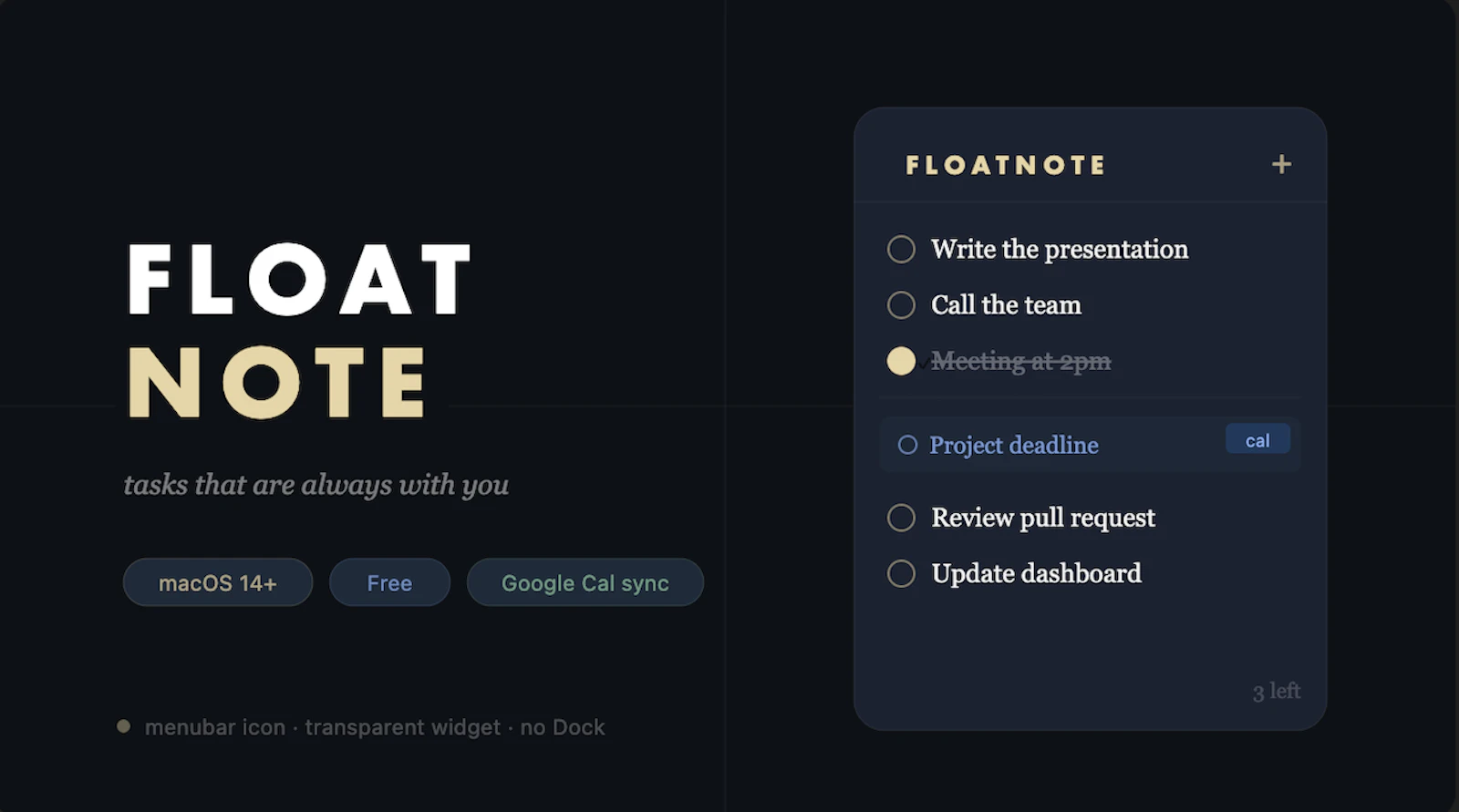 FloatNote screenshot 1