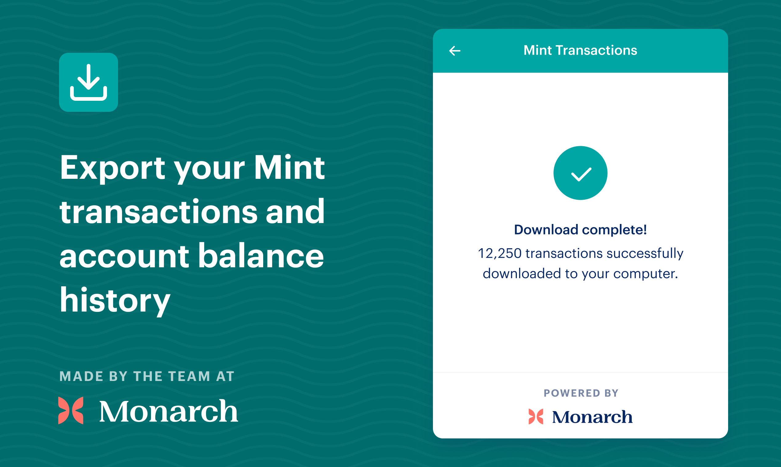 Mint Data Exporter, by Monarch media 2