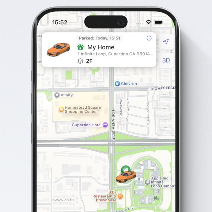 Find my car - Puurfect Parking - Screenshot 3 showing product features and functionality