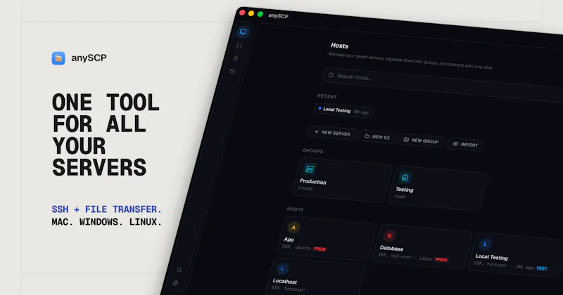 anySCP screenshot 1