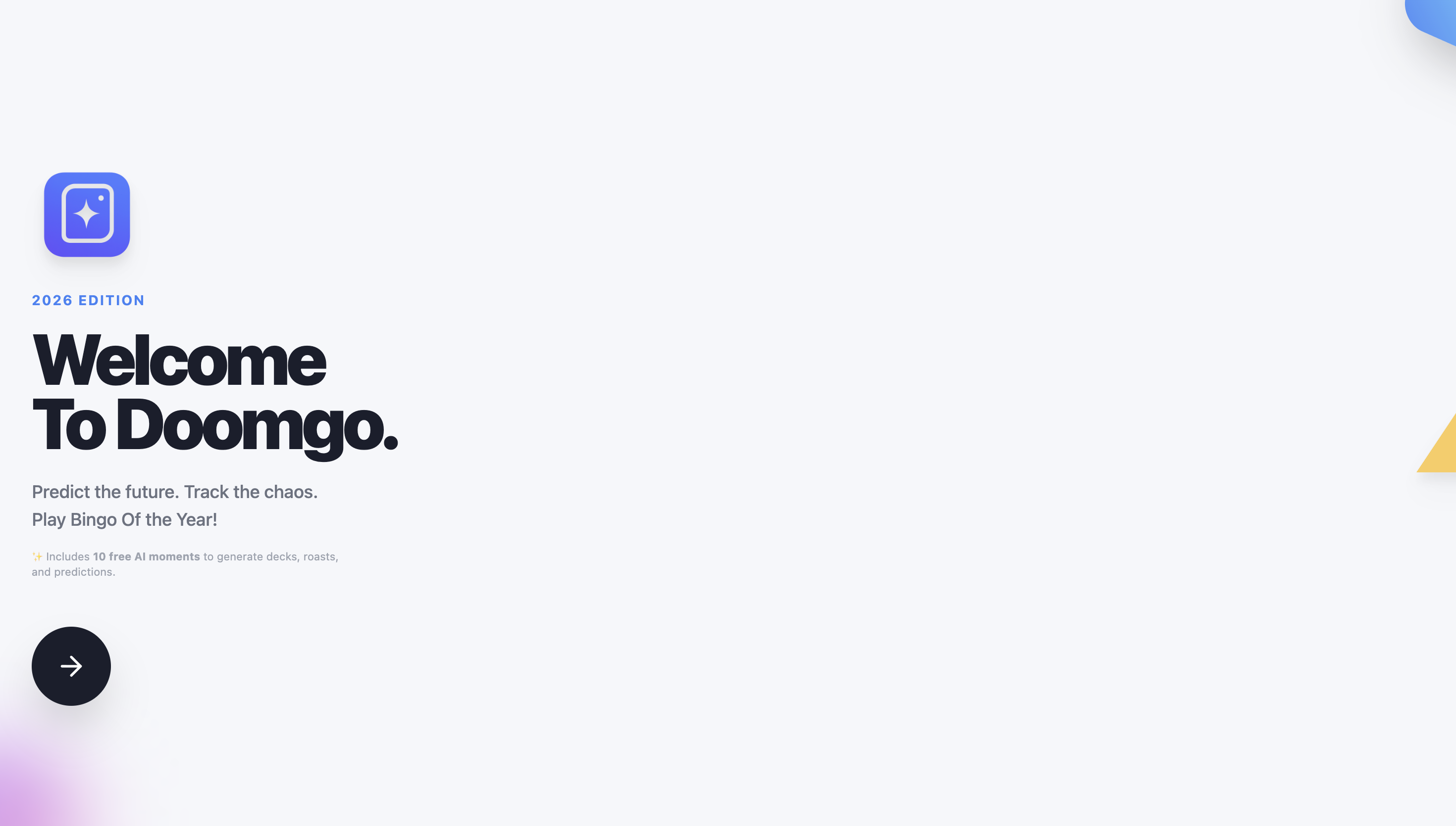 Doomgo - Main product screenshot demonstrating key features and user interface