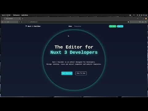 Nuxt 3 Builder gallery image