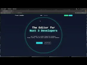 Nuxt 3 Builder gallery image