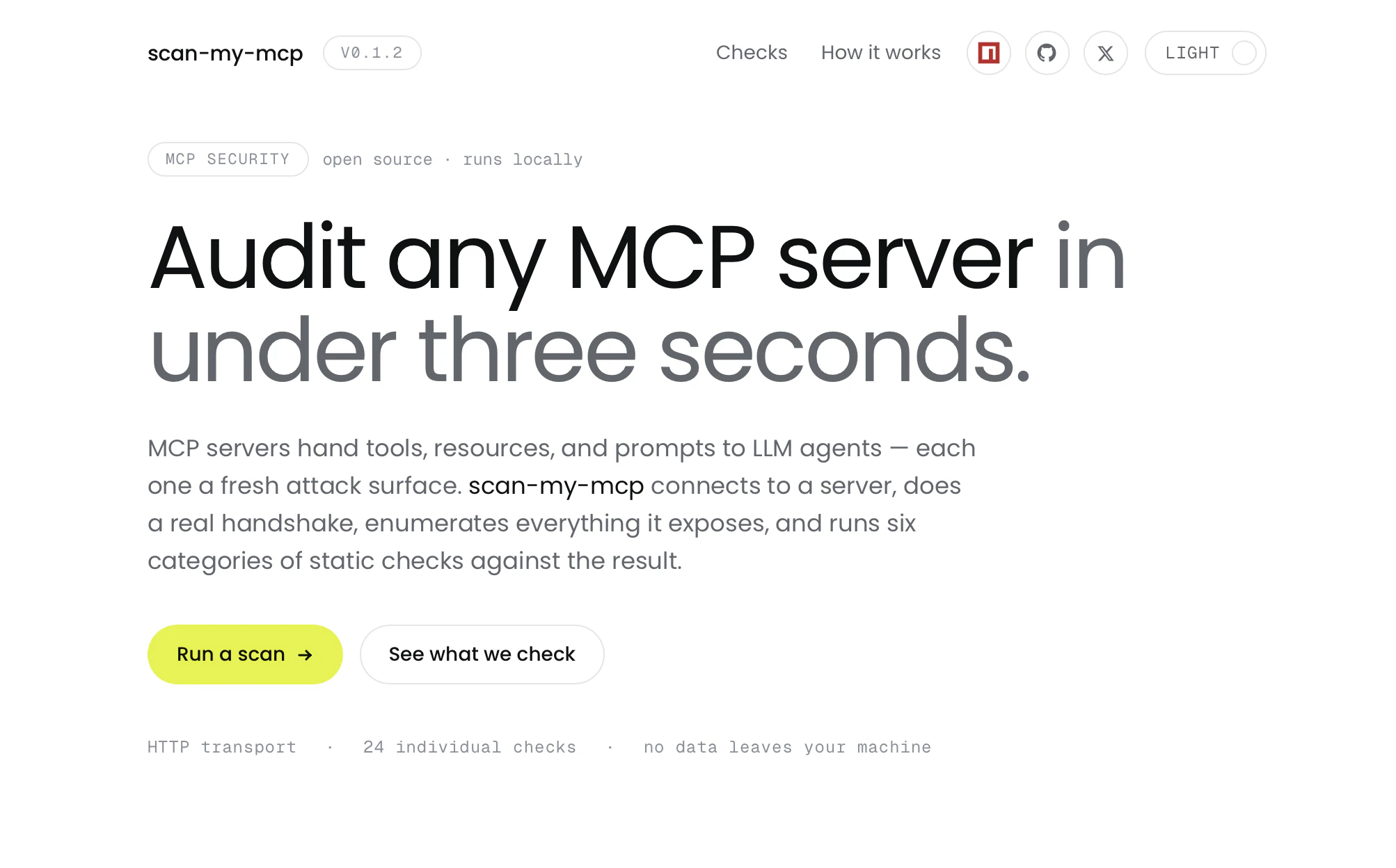 Scan My MCP screenshot 1